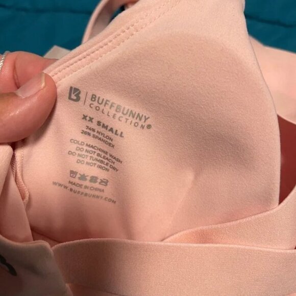 Buffbunny candy wrap sports bra XXS Pink - Picture 3 of 3